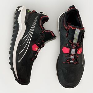 Puma Voyage Nitro Ultra Women 8.5 Trail Running Shoes Black Sunblaze 195505